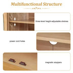 Madia/Credenza grande Whisen a 4 ante con ante in vetro per riporre oggetti