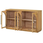 Madia/Credenza grande Whisen a 4 ante con ante in vetro per riporre oggetti