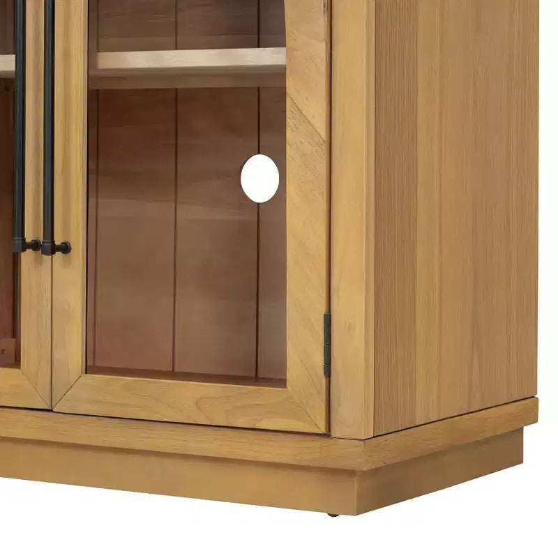 Madia/Credenza grande Whisen a 4 ante con ante in vetro per riporre oggetti