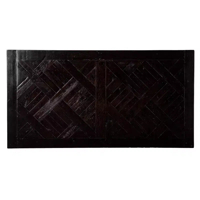 Scrivania Lawrenny in legno di recupero - Nera - SEI