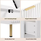 Set Comò per Camera da Letto, Comò a 6 Cassetti per Camera da Letto, Cassettiera Moderna con Cassetti Spaziosi e Profondi, Organizzatore in Legno, per Soggiorno, Corridoio