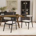 Roundhill Furniture Lavin Upholstered Dining Chairs, Set of 2