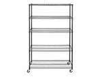 Scaffalatura in filo d'acciaio UltraDurable a 5 ripiani da 48 x 18 di Seville Classics