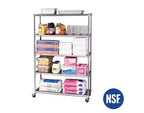 Scaffalatura in filo d'acciaio UltraDurable a 5 ripiani da 48 x 18 di Seville Classics