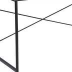 HomeRoots 48 Scrivania per computer in legno marrone e nero