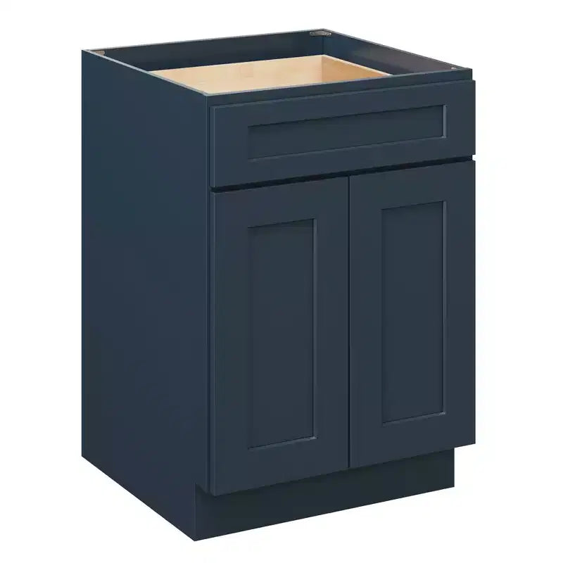 Mobile base da cucina CASAINC 24" L x 34,5" H x 24" P con cassetto e doppie ante, struttura in compensato, anta a copertura totale, chiusura ammortizzata, RTA