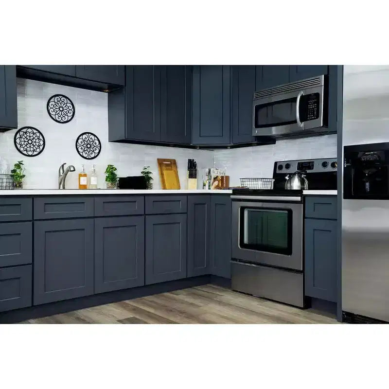 Mobile base da cucina CASAINC 24" L x 34,5" H x 24" P con cassetto e doppie ante, struttura in compensato, anta a copertura totale, chiusura ammortizzata, RTA