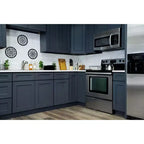 Mobile base da cucina CASAINC 24" L x 34,5" H x 24" P con cassetto e doppie ante, struttura in compensato, anta a copertura totale, chiusura ammortizzata, RTA
