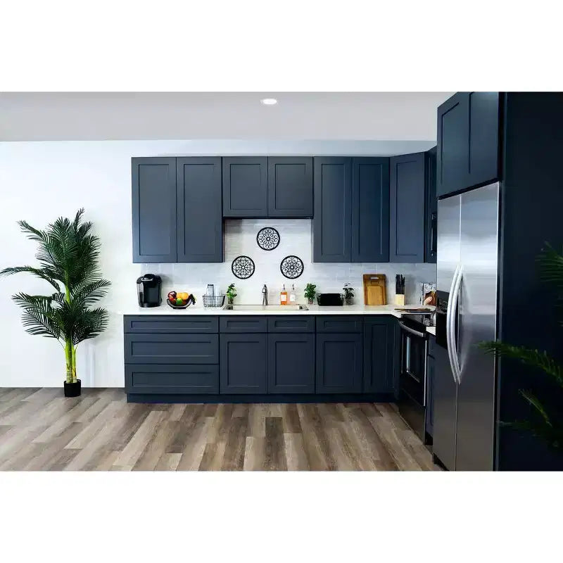Mobile base da cucina CASAINC 24" L x 34,5" H x 24" P con cassetto e doppie ante, struttura in compensato, anta a copertura totale, chiusura ammortizzata, RTA