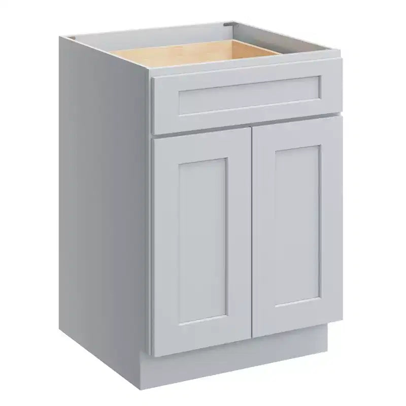 Mobile base da cucina CASAINC 24" L x 34,5" H x 24" P con cassetto e doppie ante, struttura in compensato, anta a copertura totale, chiusura ammortizzata, RTA