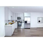 Mobile base da cucina CASAINC 24" L x 34,5" H x 24" P con cassetto e doppie ante, struttura in compensato, anta a copertura totale, chiusura ammortizzata, RTA