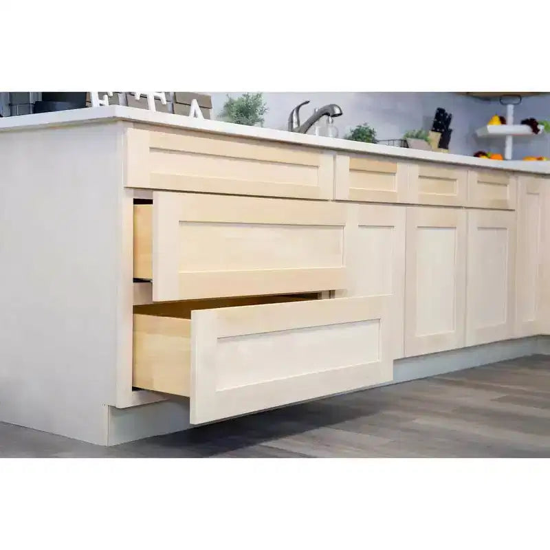 Mobile base da cucina CASAINC 24" L x 34,5" H x 24" P con cassetto e doppie ante, struttura in compensato, anta a copertura totale, chiusura ammortizzata, RTA