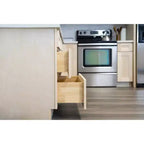 Mobile base da cucina CASAINC 24" L x 34,5" H x 24" P con cassetto e doppie ante, struttura in compensato, anta a copertura totale, chiusura ammortizzata, RTA