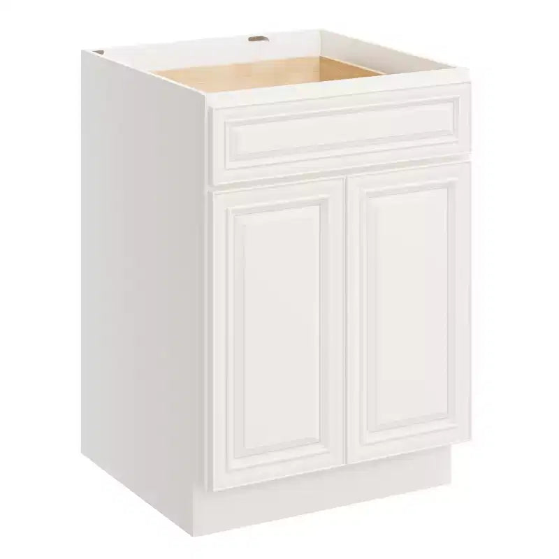 Mobile base da cucina CASAINC 24" L x 34,5" H x 24" P con cassetto e doppie ante, struttura in compensato, anta a copertura totale, chiusura ammortizzata, RTA