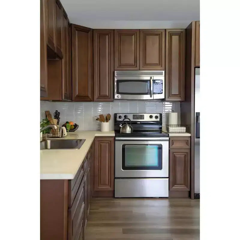 Mobile base da cucina CASAINC 24" L x 34,5" H x 24" P con cassetto e doppie ante, struttura in compensato, anta a copertura totale, chiusura ammortizzata, RTA