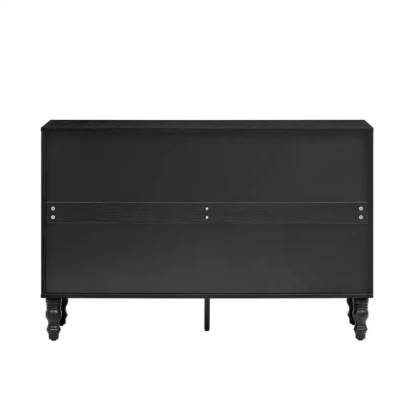 MAYEERTY Mobile TV Moderno, Porta TV, Consolle Multimediale con 2 Spaziosi Ripiani, Legno Massello per Soggiorno