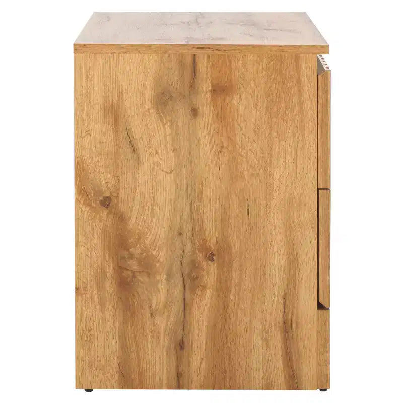 Comodino Conall a 2 cassetti - NST3103 - Rovere - Safavieh