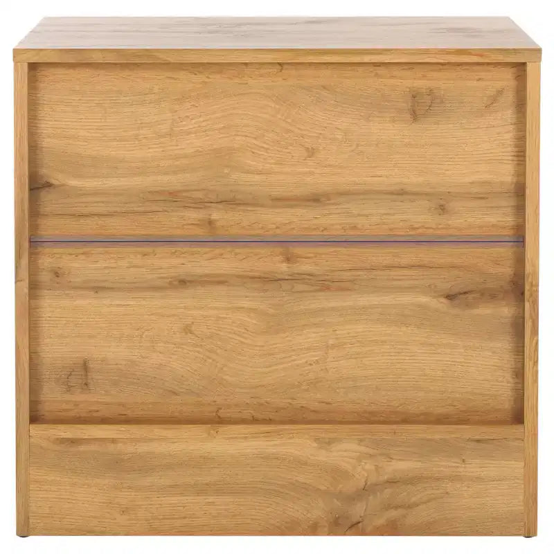 Comodino Conall a 2 cassetti - NST3103 - Rovere - Safavieh
