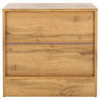 Comodino Conall a 2 cassetti - NST3103 - Rovere - Safavieh
