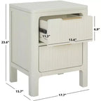 Comodino Misha - NST2400 - Bianco - Safavieh