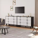 Cassettiera a 6 cassetti GustoWave per camera da letto, cassettiera moderna in legno con maniglia in metallo, cassettiera grande con cassetti per riporre gli oggetti