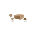 Meridian Furniture, Pouf in velluto Arc