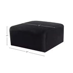Meridian Furniture, Pouf in velluto Arc