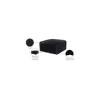Meridian Furniture, Pouf in velluto Arc