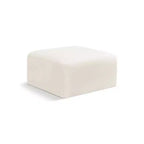 Meridian Furniture, Pouf in velluto Arc