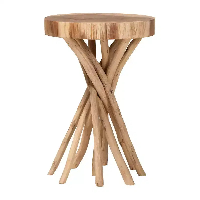 bali & pari Liberte Tavolino da Divano in Legno Teak Naturale