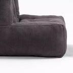 Poltrona sacco morbida per adulti, divano pigro super morbido con memory foam e pouf, poltrona moderna per salotto, camera da letto, appartamento