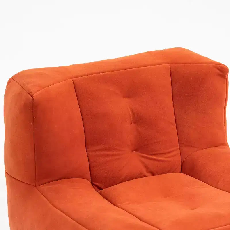 Poltrona sacco morbida per adulti, divano pigro super morbido con memory foam e pouf, poltrona moderna per salotto, camera da letto, appartamento