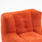 Poltrona sacco morbida per adulti, divano pigro super morbido con memory foam e pouf, poltrona moderna per salotto, camera da letto, appartamento