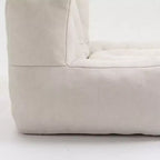 Poltrona sacco morbida per adulti, divano pigro super morbido con memory foam e pouf, poltrona moderna per salotto, camera da letto, appartamento