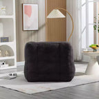 Poltrona sacco morbida per adulti, divano pigro super morbido con memory foam e pouf, poltrona moderna per salotto, camera da letto, appartamento