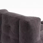 Poltrona sacco morbida per adulti, divano pigro super morbido con memory foam e pouf, poltrona moderna per salotto, camera da letto, appartamento