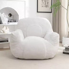 Sedia sacco con imbottitura, morbida e trapuntata, soffice divano pigro, comoda con memory foam per dormitorio, appartamento, soggiorno