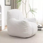 Sedia sacco con imbottitura, morbida e trapuntata, soffice divano pigro, comoda con memory foam per dormitorio, appartamento, soggiorno