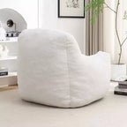 Sedia sacco con imbottitura, morbida e trapuntata, soffice divano pigro, comoda con memory foam per dormitorio, appartamento, soggiorno
