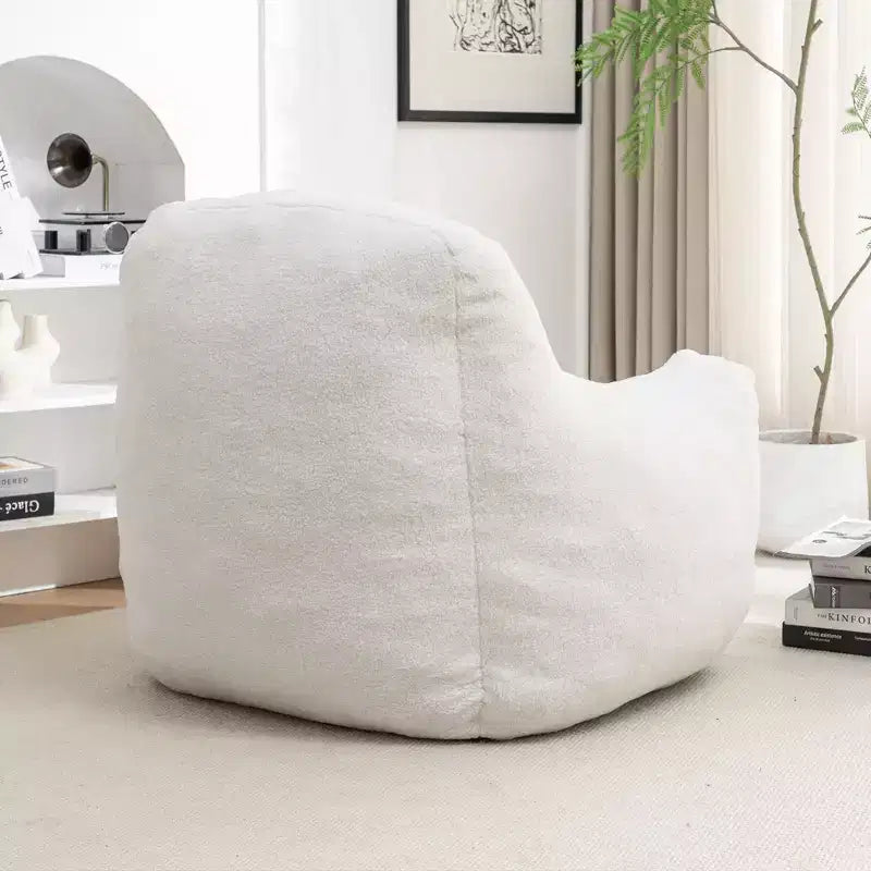 Sedia sacco con imbottitura, morbida e trapuntata, soffice divano pigro, comoda con memory foam per dormitorio, appartamento, soggiorno