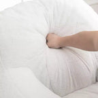 Sedia sacco con imbottitura, morbida e trapuntata, soffice divano pigro, comoda con memory foam per dormitorio, appartamento, soggiorno