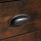 Scrivanie per Computer HomeStock da 76,91 cm H, in Legno Marrone, con Cassetto Multiuso