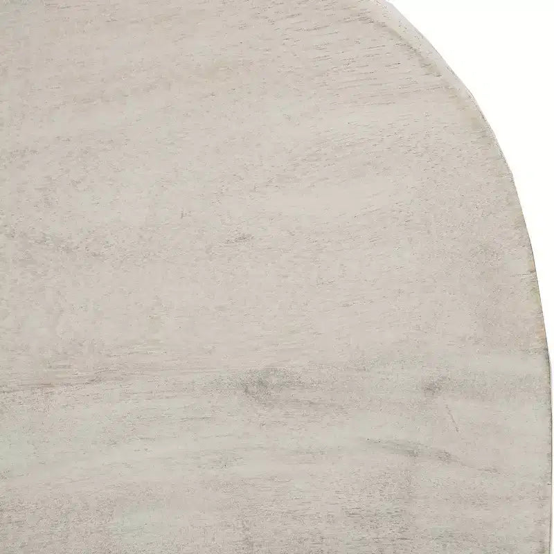 Sgabello da bar Royal Hampton da 30 pollici, senza schienale, realizzato a mano, con seduta a sella in legno di mango lavato e base in metallo nero