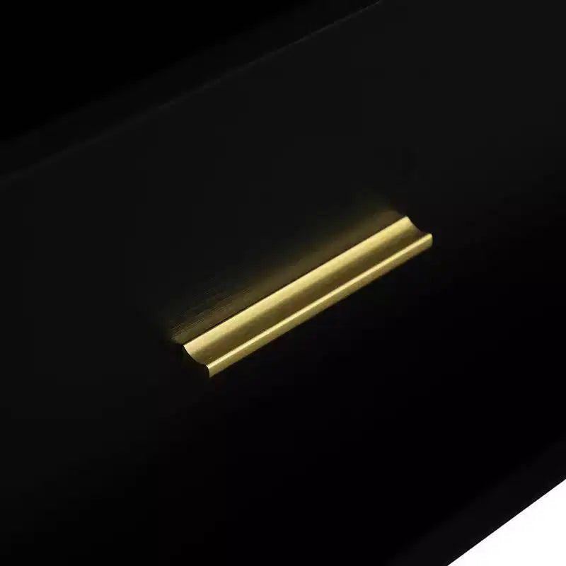 Okak Comodino Cassettiera Minimalista da Camera da Letto con 6 Cassetti Maniglie Dorate Ampio Contenitore a Cassetti per Soggiorno Corridoio Stanza dei Bambini