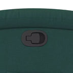 vidaXL Poltrona reclinabile verticale verde scuro - Assistenza Power Lift, reclinazione manuale, seduta in tessuto imbottito, tasca laterale, struttura robusta per anziani