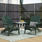 MAYEERTY Paravento Esterno in Acciaio Galvanizzato Nero 72x47x16 Pollici - Set da 3 Pezzi
