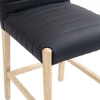 Meridian Furniture, Sgabello da bancone Aimee in similpelle vegana nera