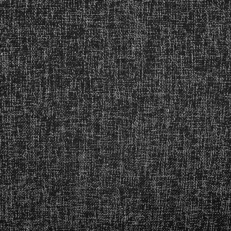 Meridian Furniture, Sgabello in tessuto testurizzato lino nero Gramercy