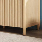 Mobile TV Walker Edison Scandinavo con Ante a Doghe e Vano Contenitore