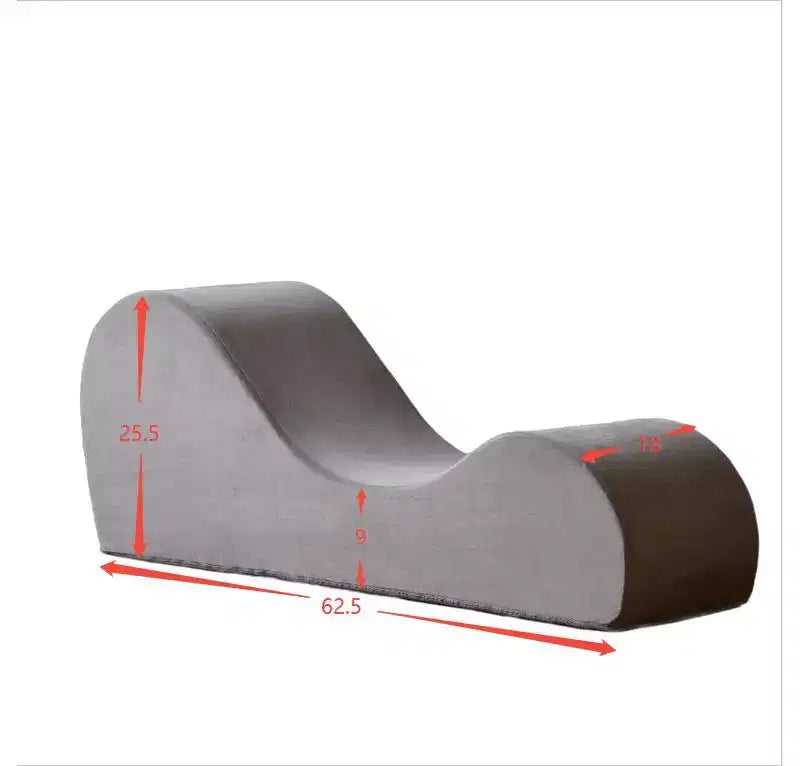 Chaise longue Whisen con fodera rimovibile